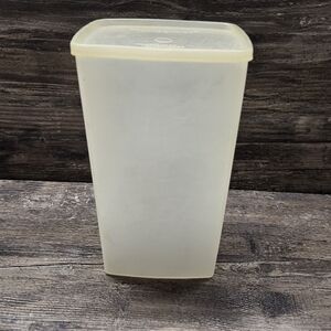 Vintage Tupperware Storage Container #313 With a #310‎ Lid  4-7/8" x 4-1/4" x 8"